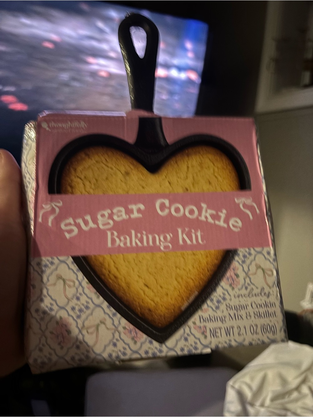 Sugar Cookie Baking Kit with Heart Skillet by Thoughtfully & Sugar Cookie Mix